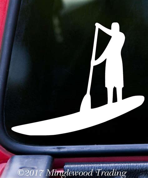 SUP Stand Up Paddle Board Vinyl Decal Sticker Paddling MAN Etsy