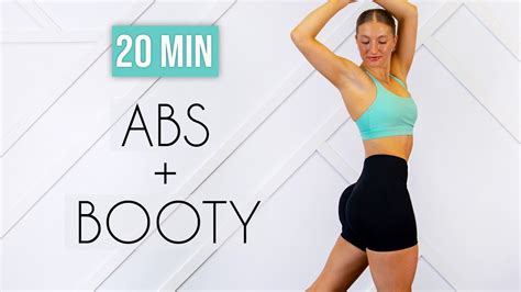 20 Min Abs Booty With Booty Band And Weights At Home Youtube