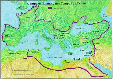 Palavra que Traz Paz Mapa Bíblico do Novo Testamento