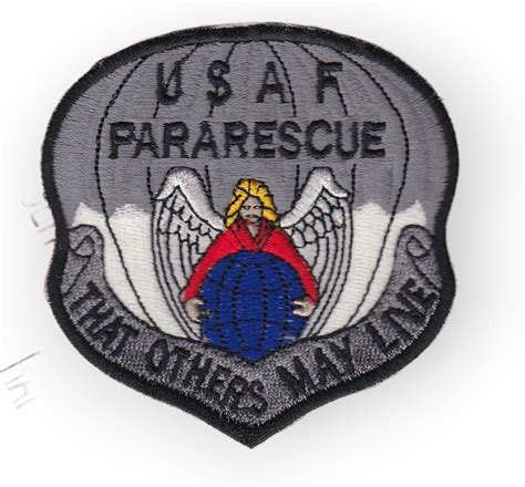 Amazon USAF AFSOC Para Rescue Beret Badge Pocket Patch 3 5 Inch