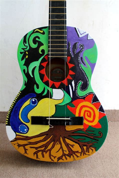 Pin En Guitarras Pintadas