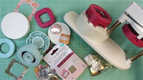 We R Memory Keepers Button Press Unboxing Review Step By Step W