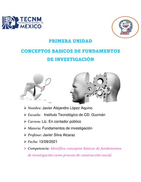 Ensayo Fundamentos De Investigaci N Primera Unidad Conceptos Basicos