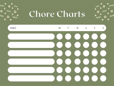 Page 3 - Free customizable chore chart templates to print | Canva