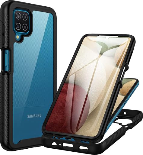 CENHUFO für Samsung Galaxy A12 Hülle Samsung Galaxy M12 Hülle 360 Grad