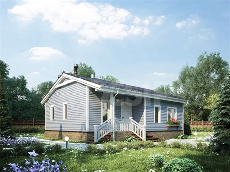 Проект дома из СИП панелей «Радуга» - МосSip