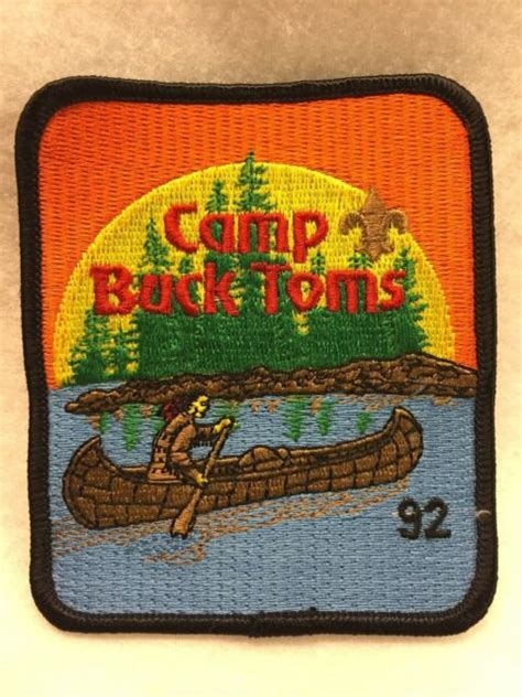 Rt2 Boy Scout Camp Buck Toms 92 Patch Ebay