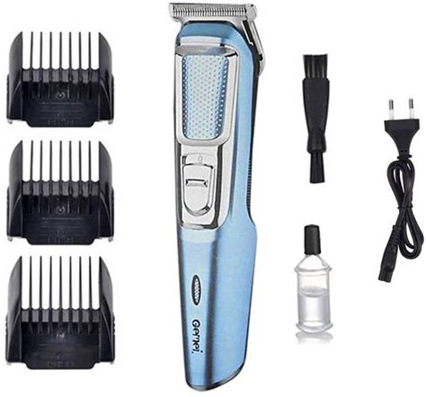 GM 6077 Geemy HAIR AND BEARD RECHARGEABLE TRIMMER Gadgetpot Lk