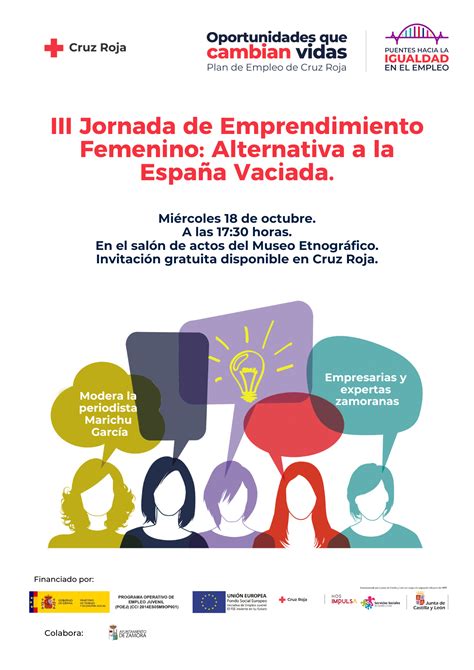 Cruz Roja En Zamora Organiza La Iii Jornada De Emprendimiento Femenino