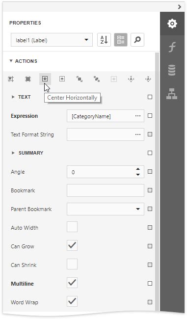 Arrange Report Controls DevExpress End User Documentation