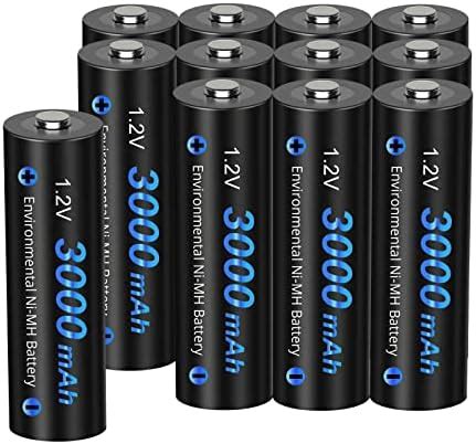 POWEROWL AAA Rechargeable Batteries 16 Pack Rechargeable AAA Batteries