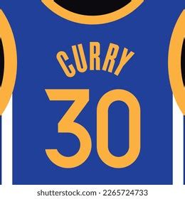 Vector Illustration Stephen Curry Jersey Number Stock Vector (Royalty ...