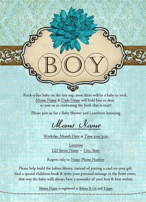 Creative Barn Baby Shower Invitation Samples