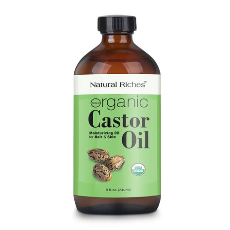 Natural Riches Organic Castor Oil Cold Pressed Glass