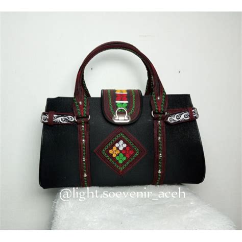 Jual Tas Tangan Wanita Bordir Khas Aceh Tas Pesta Khas Aceh Hand Bag