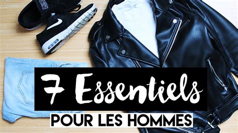 7 ESSENTIELS DE LA GARDE ROBE MASCULINE Menswear YouTube