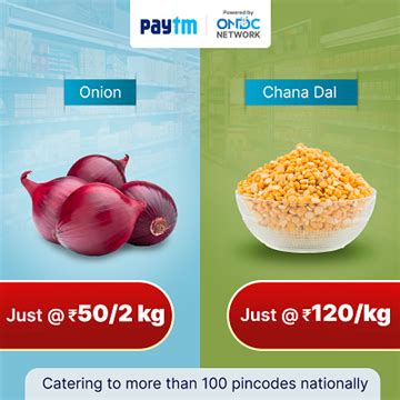 Paytm Se Ondc Network Partners With Nccf Offers Onions Per Kg