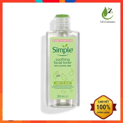 N C Hoa H Ng Kh Ng C N Simple Kind To Skin Soothing Facial Toner Ml