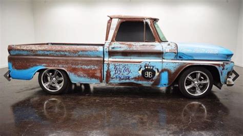 1965 Chevy Truck C10 Blue Patina For Sale Chevrolet C 10 1965 For