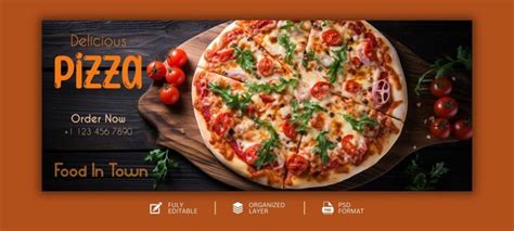 Premium Psd Food Menu And Delicious Pizza Graphic Design Template