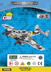 Manual Cobi Set Small Army Wwii Messerschmitt Bf C