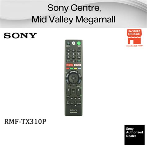 Sony Rmf Tx P Rmftx P Tx P Bravia Tv Remote Control With