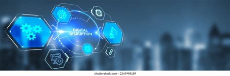 Digital Disruption Transformation Innovation Technology Business Stock