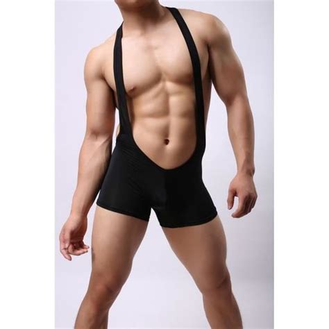 Jockstrap Doux Et Sexy Pour Hommes Maillot De Lutte Dos Nu Lingerie