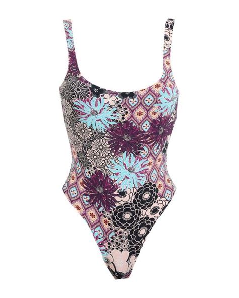 Miss Bikini One Piece Swimsuit In Purple Lyst