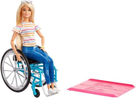 Barbie lalka na wózku inwalidzkim GGL22 Barbie Sklep EMPIK