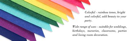 Amazon Rubfac Pcs Rainbow Pennant Banner Flags Colorful Felt