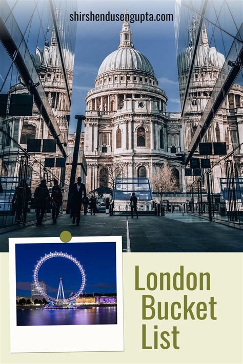 London Bucket List 10 Best Things To Do In London Shirshendu