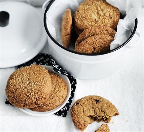 Chewy Triple Ginger Cookies Recipe Gourmet Traveller