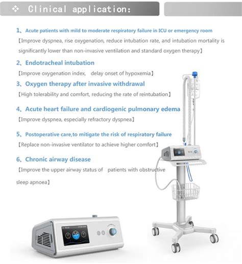 Hfnc Series Hospital High Flow Nasal Cannula Oxygen Therapy Medical