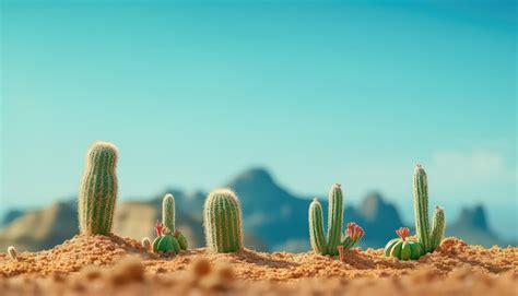 Premium AI Image | Cactus in the Mexican desert