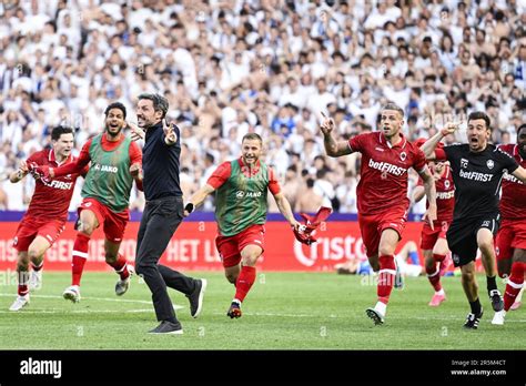 Genk Belgium 04th June 2023 Antwerp S Head Coach Mark Van Bommel