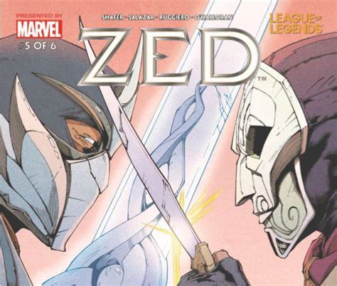 League Of Legends Zed 2019 5 Comic Issues Marvel