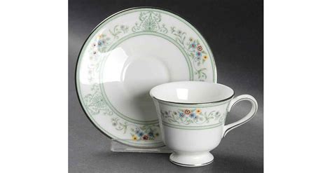 Agincourt Green Footed Demitasse Cup Saucer Set By Wedgwood