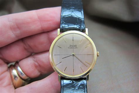 Piaget Vintage 18k Gold Automatic Altiplano Dial 12603 12p Vintage Rolex And Patek Philippe