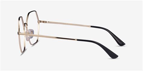 Vogue Eyewear Vo4226 Geometric Pale Gold Frame Eyeglasses Eyebuydirect Canada