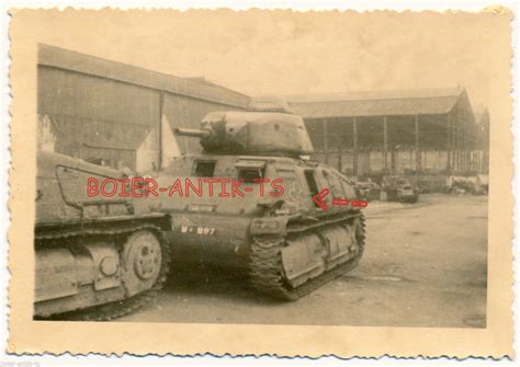 FOTO 2 WK PANZER TANK FRANCE KENNUNG Postimages