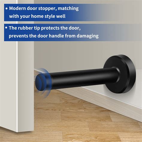 Snapklik Door Stoppers Inch Long Door Stop Wall Mounted