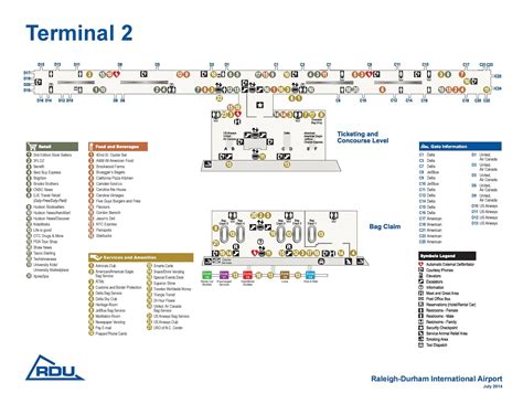 Airport Review: RDU - tripchi airport app blog