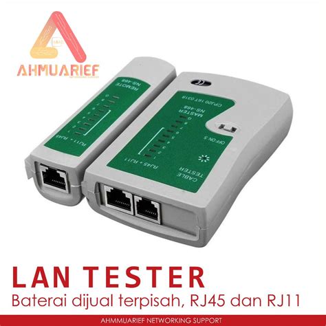 Jual TOOL KABEL LAN TESTER ALAT TES JARINGAN LAN REMOTE NETWORK CABLE