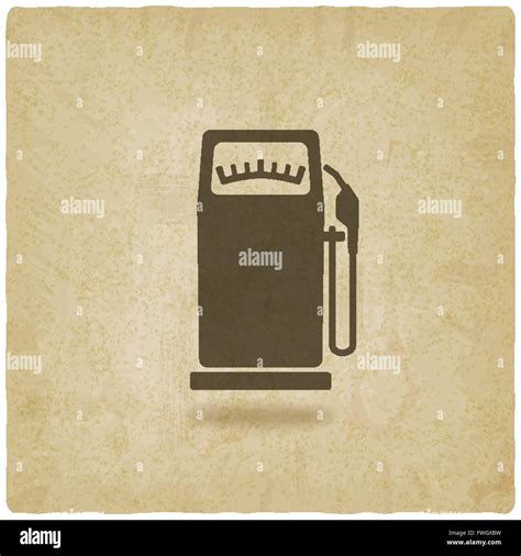 Gasoline Pump Old Background Vector Illustration Eps 10 Stock Vector Image And Art Alamy