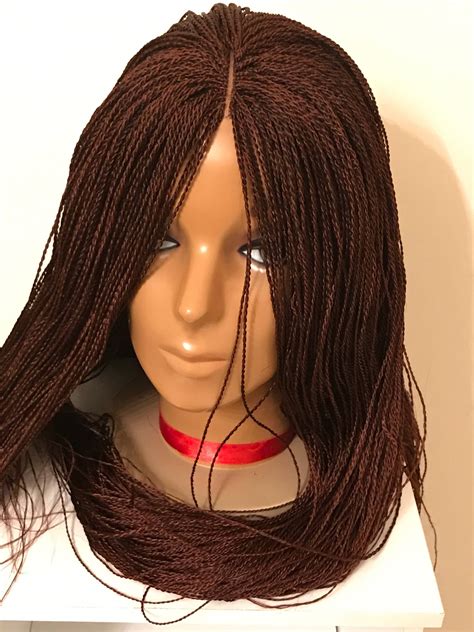 Million Braids 35 Custom Hand Braided Lace Wig Curly Braided