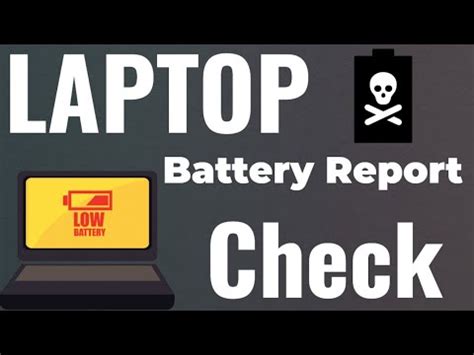 How To Check Battery Report In Laptop Check Laptop Battery Health