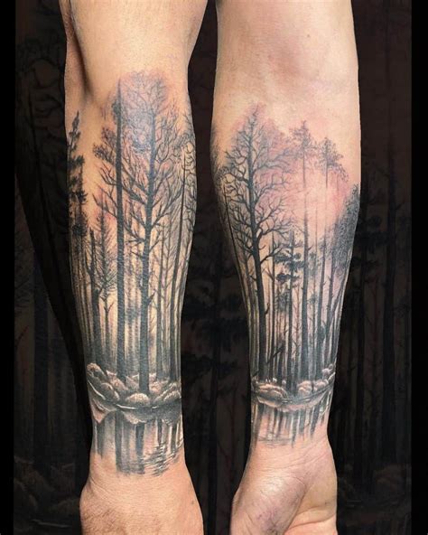 Forest Tattoos Forearm