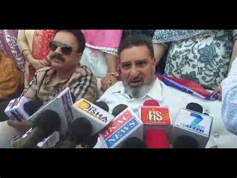 Apni Party President Syed Altaf Bukhari Addressing Media After Workers