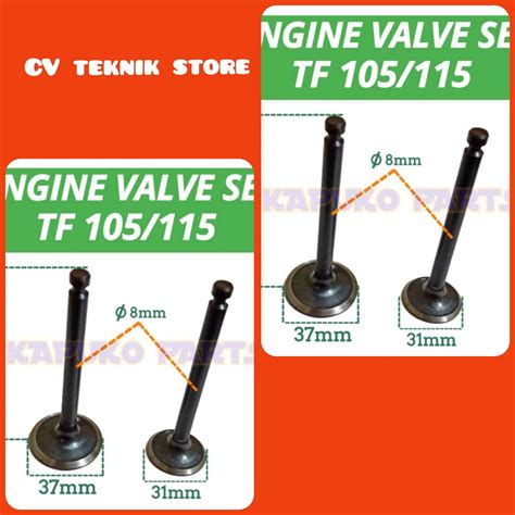 Klep Mesin Yanmar Tf Valve Set Yanmar Tf Tf Yanmar